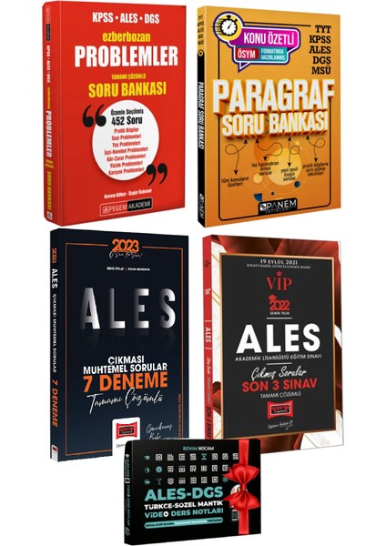 Pegem Yayıncılık 2024 Pegem Problemler Soru Bankası-Paragraf Soru B-Yargı ALES 7D-Yargı Son 5 Yıl-