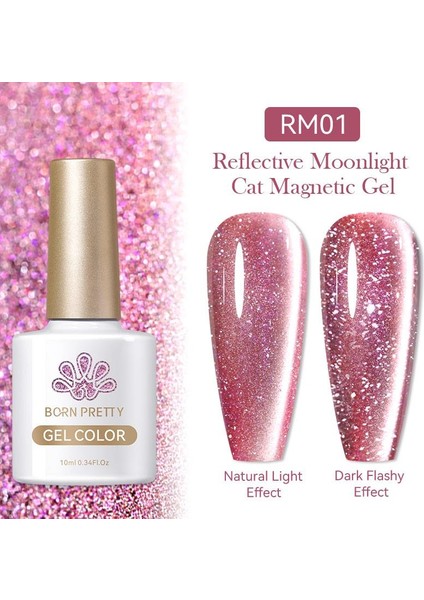 RM01 10ML Reflective Moonlight Cat Magnetic Kalıcı Oje (57983)