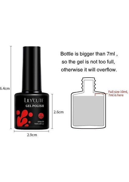 Kalıcı Oje 7 ml LC-F042 (54194) modelleri