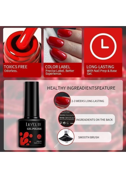 Kalıcı Oje 7 ml LC-F042 (54194) indirimleri