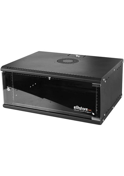 Elitstore 4u Soho Rack Kabin 19 Inc W 530MM D 400MM Siyah