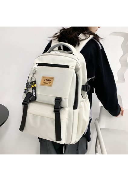 Üniversite Öğrencisi Okul Çantaları, Açık Hava Seyahati Eğlence Çantaları, Erkek ve Kadın Kore Tarzı Modaya Uygun Sırt Çantaları (Yurt Dışından)