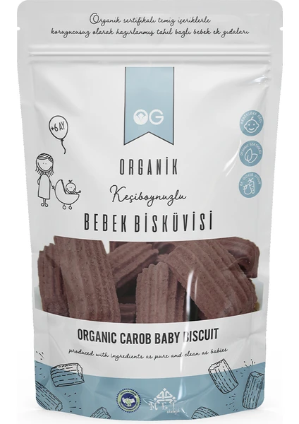 OG natural  Keçiboynuzlu Bebek Bisküvisi 150 gr +6 Ay