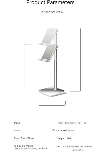 Masaüstü Telefon Tutucusu Masaüstü Tablet Tutucusu Geri Çekilebilir ve Katlanabilir (Yurt Dışından) fırsatları