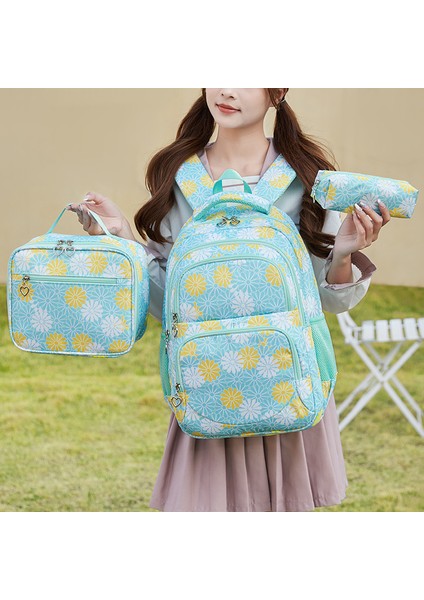 Kız Hafif Omurga Çocuk Omuz Sırt Çantası/ilköğretim Okulu Okul Çantası/ortaokul Sırt Çantası, Üç Parça Seti DL156 (Yurt Dışından) indirimleri