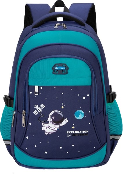 Erkek Omurga Yükü Azaltıcı Çocuk Omuz Çantası/ilkokul Öğrencisi Büyük Kapasiteli Okul Çantası DL202 (Yurt Dışından)
