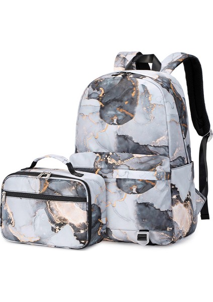 Kız Lise Öğrencisi Sırt Çantası/ortaokul Öğrencisi Büyük Kapasiteli Okul Çantası, Iki Parçalı Takım DL162 (Yurt Dışından)