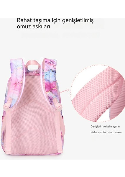 Kız Lise Öğrencisi Sırt Çantası/ortaokul Öğrencisi Büyük Kapasiteli Okul Çantası, Iki Parçalı Takım DL162 (Yurt Dışından) fırsatları