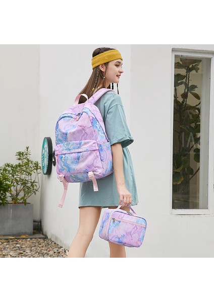 Kız Lise Öğrencisi Sırt Çantası/ortaokul Öğrencisi Büyük Kapasiteli Okul Çantası, Iki Parçalı Takım DL162 (Yurt Dışından) modelleri