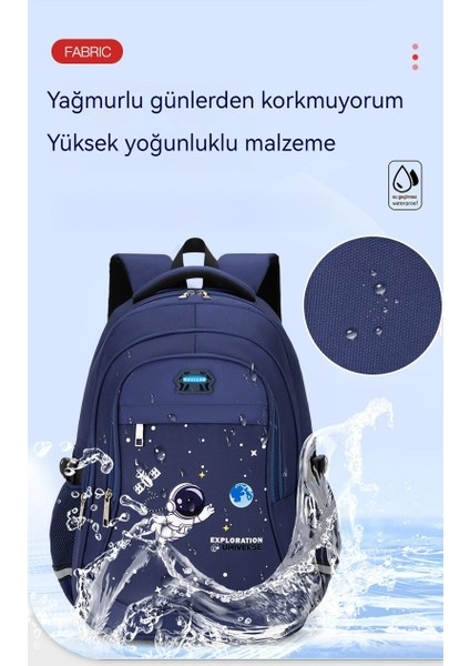 Erkek Omurga Yükü Azaltıcı Çocuk Omuz Çantası/ilkokul Öğrencisi Büyük Kapasiteli Okul Çantası/ortaokul Öğrencisi Hafif Sırt Çantası DL203 (Yurt Dışından) fırsatları