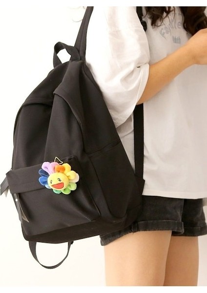 Ayçiçeği Sırt Çantası Düz Renk Bayanlar Hafif Okul Çantası (Yurt Dışından)