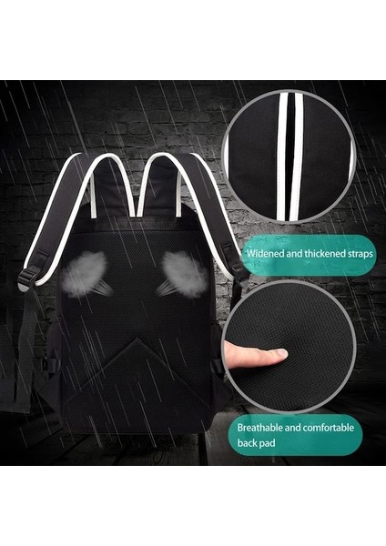 Yucama Çift Omuzlu Okul Sırt Çantası, Genç Sırt Çantaları, Bilgisayar Sırt Çantaları, Büyük Okul Sırt Çantası, Yansıtıcı Tasarım ve Su Geçirmezlik - (Yurt Dışından) modelleri