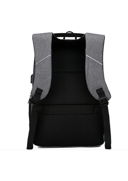 Yucama Dizüstü Bilgisayar Sırt Çantası 15,6 Inç, USB Şarj Bağlantı Noktalı Iş Dayanıklı Dizüstü Bilgisayarlar Seyahat Sırt Çantaları, Suya Dayanıklı Seyahat Sırt Çantası - Grey (Yurt Dışından)