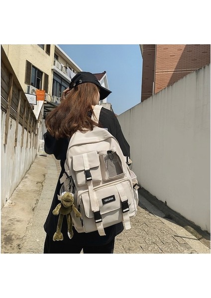 Yucama Büyük Kapasiteli Ortaokul Öğrencisi Sırt Çantası - Deniz Mavisi (Yurt Dışından) modelleri