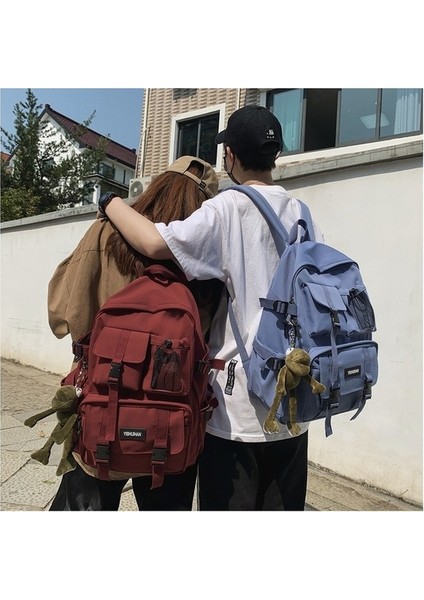 Yucama Büyük Kapasiteli Ortaokul Öğrencisi Sırt Çantası - Deniz Mavisi (Yurt Dışından) fırsatları