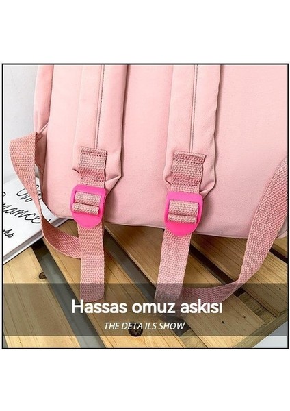 Yucama Fashıon Üniversite Rüzgar Omuz Çantası - Pembe (Yurt Dışından)