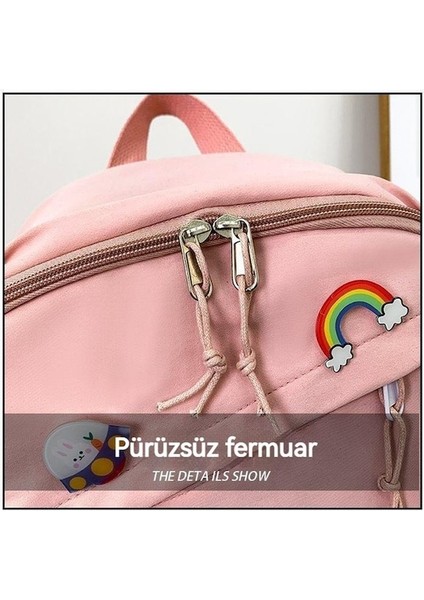 Yucama Fashıon Üniversite Rüzgar Omuz Çantası - Pembe (Yurt Dışından)