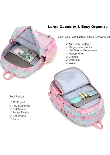 Yucama Gençler Kız Okul Sırt Çantası Seyahat Sırt Çantası Kolej Dizüstü Sırt Çantaları, Erkek Kız Öğrenciler Kadınlar Için 15.6 Inç Dayanıklı Suya Dayanıklı Sırt Çantaları - Camouflage (Yurt Dışından) fiyatları