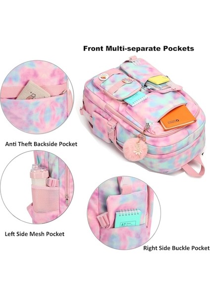 Yucama Gençler Kız Okul Sırt Çantası Seyahat Sırt Çantası Kolej Dizüstü Sırt Çantaları, Erkek Kız Öğrenciler Kadınlar Için 15.6 Inç Dayanıklı Suya Dayanıklı Sırt Çantaları - Camouflage (Yurt Dışından) modelleri