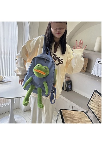 Carrier Komik ve Sevimli Kurbağa Bebek Sırt Çantası-Mavi (Yurt Dışından) modelleri