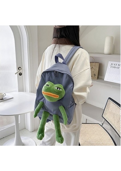 Carrier Komik ve Sevimli Kurbağa Bebek Sırt Çantası-Mavi (Yurt Dışından) indirimleri