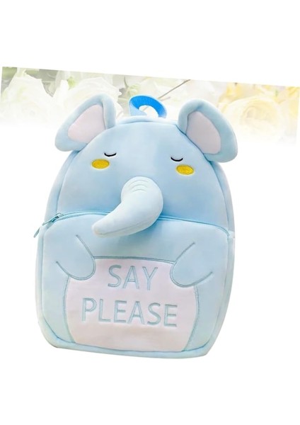 Yucama Karikatür Sırt Çantası Fil Okul Çantası Mavi (Yurt Dışından) fiyatları