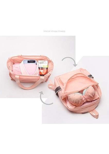 Yucama Devils Eye Çift Kullanım Için Katlanabilir Açık Su Geçirmez Çok Fonksiyonlu Sırt Çantası - Pembe (Yurt Dışından) fiyatları