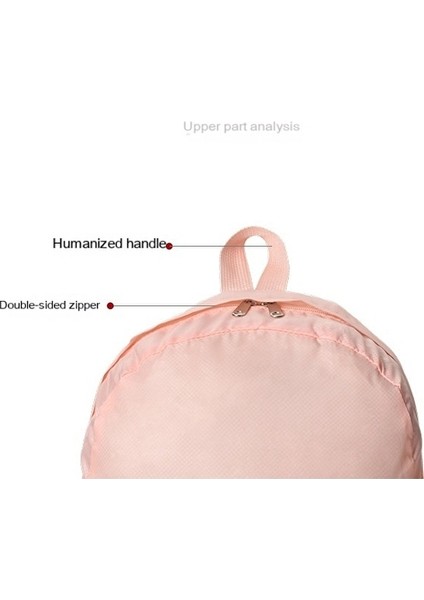 Yucama Devils Eye Çift Kullanım Için Katlanabilir Açık Su Geçirmez Çok Fonksiyonlu Sırt Çantası - Pembe (Yurt Dışından) indirimleri