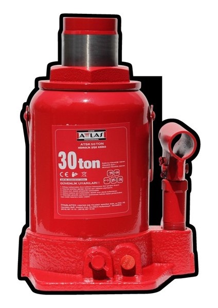 Attlas A1201009 Atsk 30 Ton Hidrolik Şişe Kriko