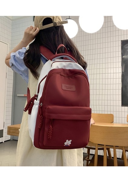 Ortaokul Öğrencisi Okul Çantası Kadın Ortaokul Öğrencisi Lise Öğrencisi Sırt Çantası 2023 Yeni Yaz Üniversite Öğrencisi Sırt Çantası Kadın Ins (Yurt Dışından) modelleri