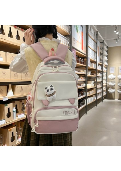 Yeni Ortaokul Öğrencisi Okul Çantaları, Kolej Tarzı Basit Sırt Çantaları, Şık ve Trend Ortaokul Öğrencisi Sırt Çantaları (Yurt Dışından) modelleri