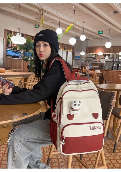 Yeni Ortaokul Öğrencisi Okul Çantaları, Kolej Tarzı Basit Sırt Çantaları, Şık ve Trend Ortaokul Öğrencisi Sırt Çantaları (Yurt Dışından) indirimleri