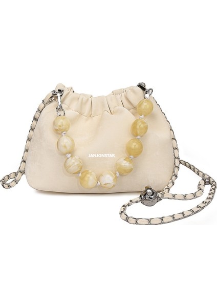 2024 Bahar Yeni Koltuk Altı Çanta Rahat Retro Çanta Çapraz Kova Çanta Kadın Fransız Moda Kadın Çantası (Yurt Dışından)