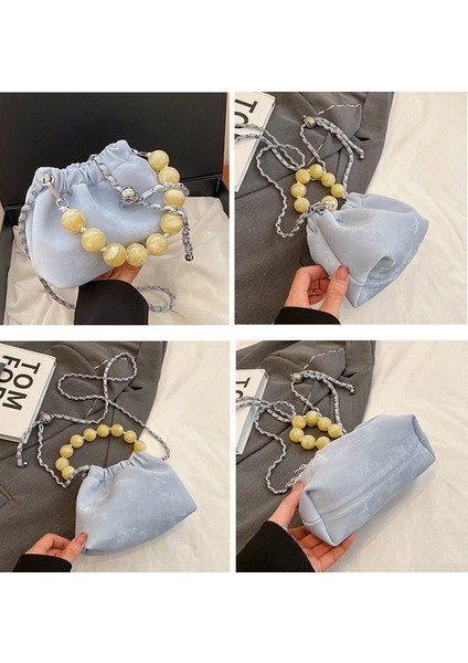 2024 Bahar Yeni Koltuk Altı Çanta Rahat Retro Çanta Çapraz Kova Çanta Kadın Fransız Moda Kadın Çantası (Yurt Dışından) indirimleri