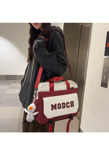 Okul Çantası Kadın Japon Tarzı Ins Tarzı Basit Kampüs Lise Üniversite Öğrencisi Sırt Çantası Ortaokul Öğrencisi Sırt Çantası Büyük Kapasiteli (Yurt Dışından) indirimleri