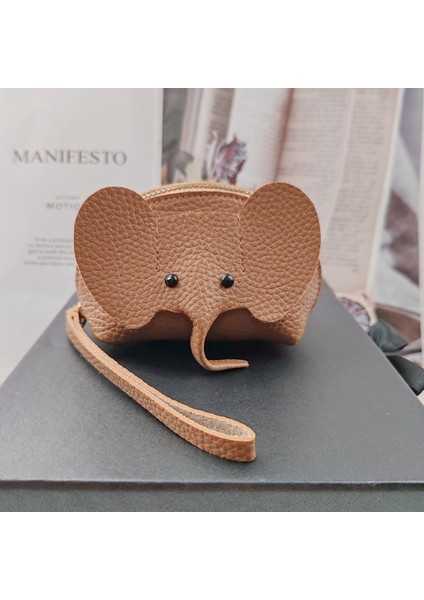 Fil Bozuk Para Cüzdanı Saklama Çantası Anahtarlığı (Yurt Dışından)