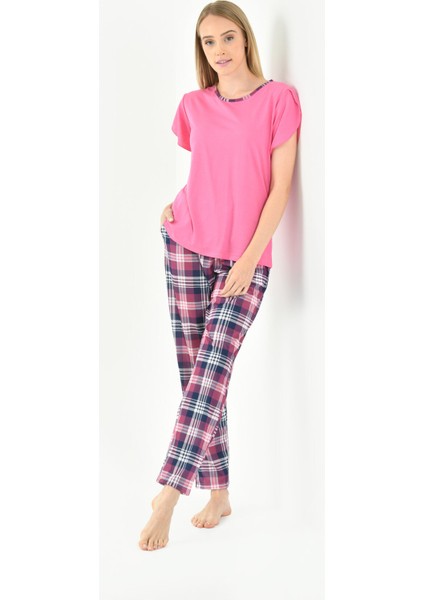 Pembe Kadın Pijama Takımı