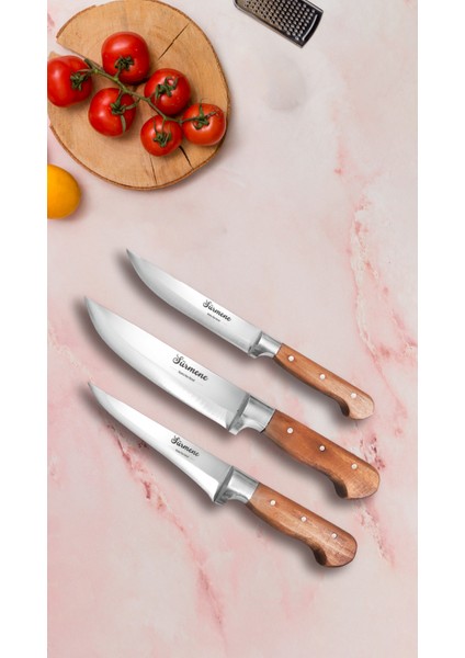 Günlük Bıçak Seti Et, Ekmek, Sebze, Meyve, Pasta ve Günlük Kullanım Bıçaklar