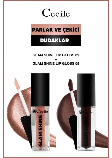 Glam Shine Dudak Parlatıcı Seti 02-05