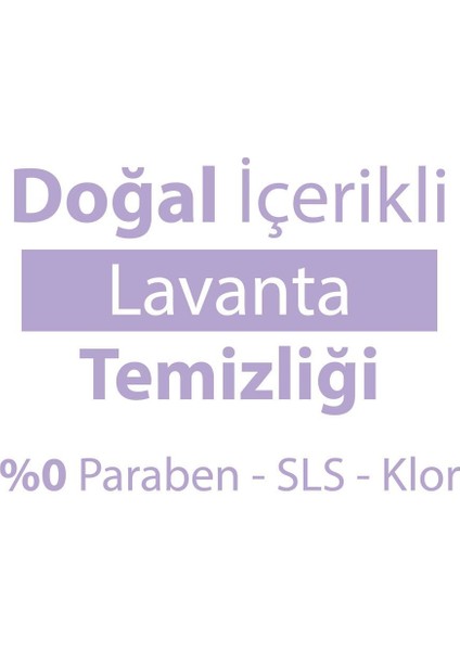 Doğadan Pratik Yüzey Temizlik Havlusu Lavanta 8x100 (800 Yaprak)