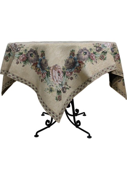 Kınay Masa Örtüsü 140*140 S.kahve Şönil