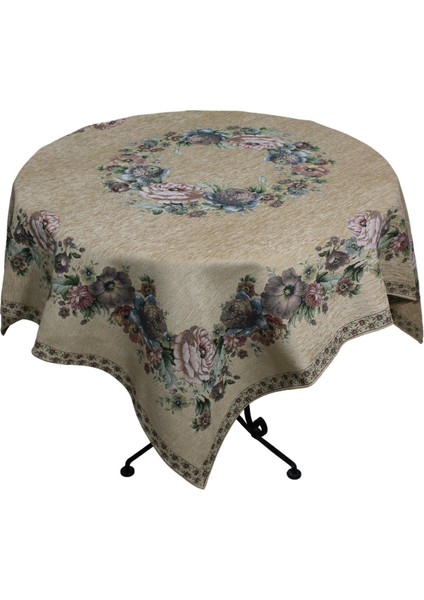 Kınay Masa Örtüsü 140*140 S.kahve Şönil fiyatları