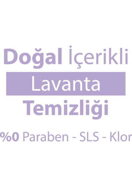 Doğadan Pratik Yüzey Temizlik Havlusu Lavanta 100 Yaprak