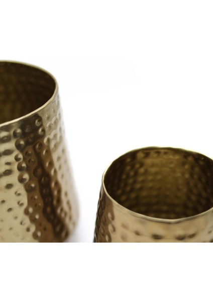 Iason Metal Gold Büyük Boy Saksı modelleri