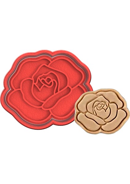 Çiçek Kurabiye Kalıbı Şekillendirici Kopat 2 Parça