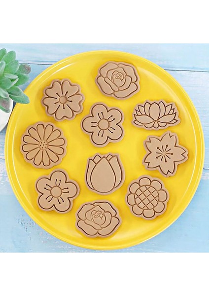 Çiçek Kurabiye Kalıbı Şekillendirici Kopat 2 Parça fiyatları