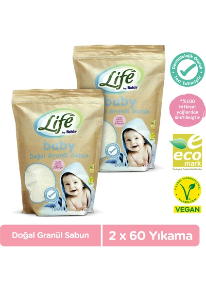 Life By Fakir Bebek Granül Toz Sabun 1 kg x 2 Adet