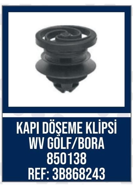 Kapı Döşeme Klipsi Wv Golf/bora