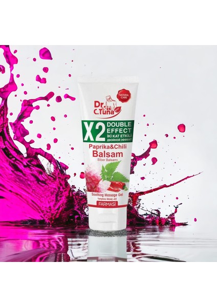 Dr. C. Tuna Double Effect Biberli Masaj Jeli 250 ml