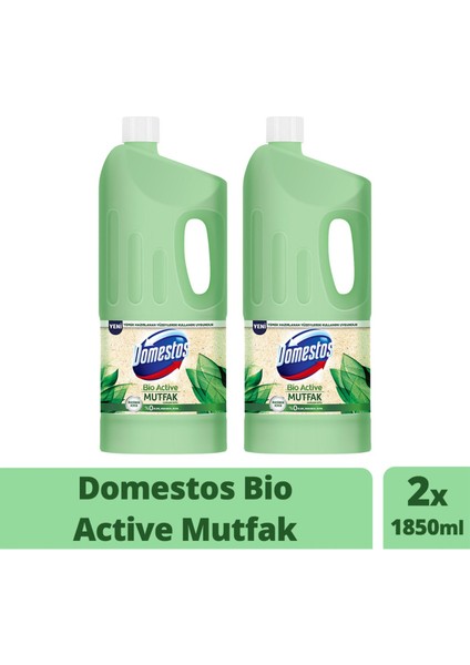 Bio Active Çamaşır Suyu MUTFAK1850 ml x2